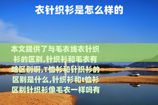 衣针织衫是怎么样的