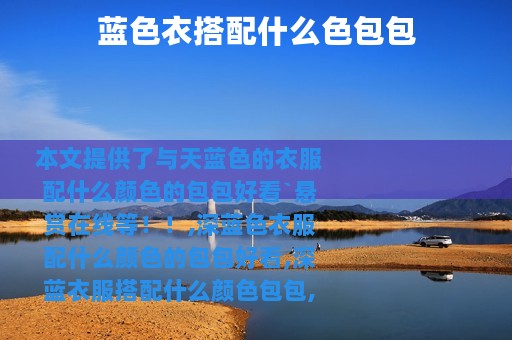 蓝色衣搭配什么色包包