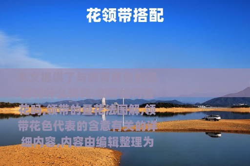 花领带搭配