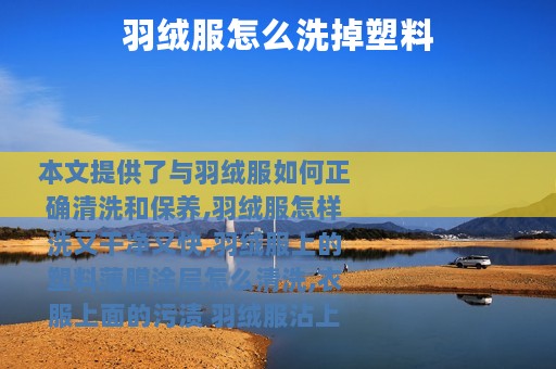 羽绒服怎么洗掉塑料