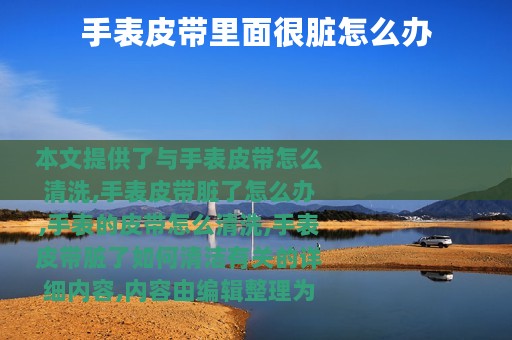 手表皮带里面很脏怎么办