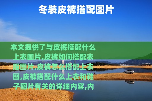 冬装皮裤搭配图片