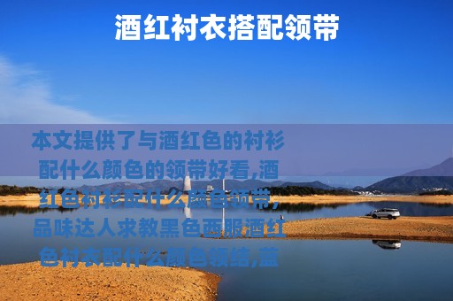 酒红衬衣搭配领带