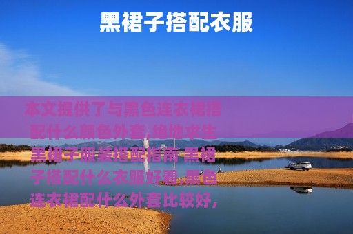 黑裙子搭配衣服