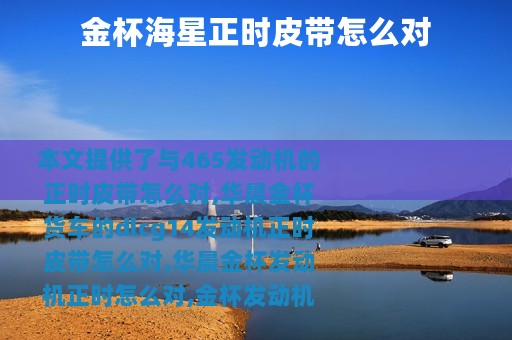 金杯海星正时皮带怎么对