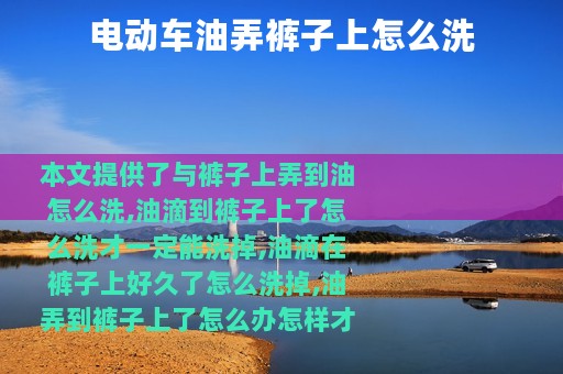 电动车油弄裤子上怎么洗