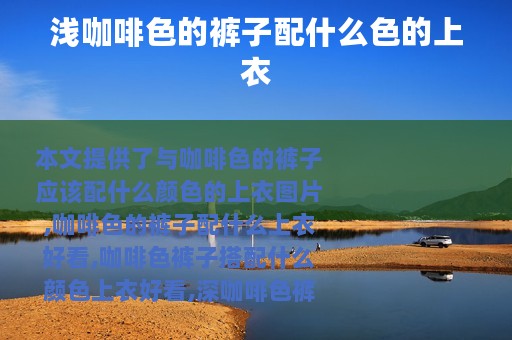 浅咖啡色的裤子配什么色的上衣