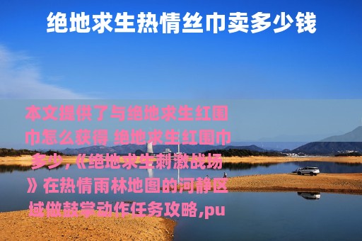 绝地求生热情丝巾卖多少钱