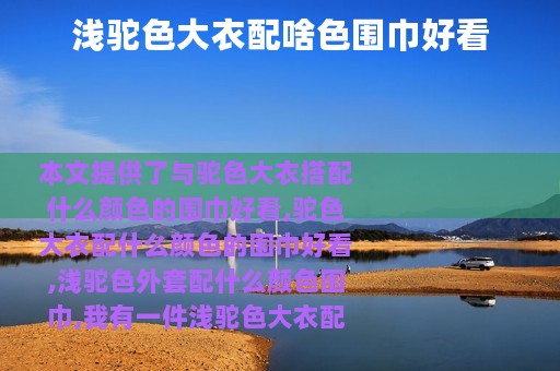 浅驼色大衣配啥色围巾好看