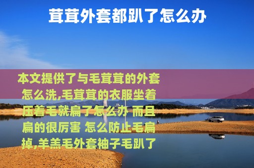 茸茸外套都趴了怎么办
