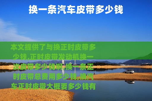 换一条汽车皮带多少钱