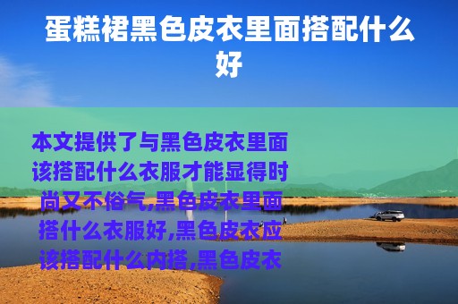 蛋糕裙黑色皮衣里面搭配什么好