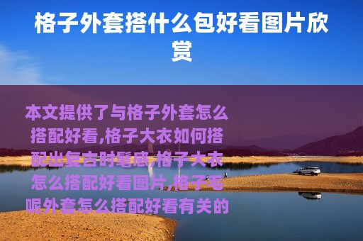 格子外套搭什么包好看图片欣赏