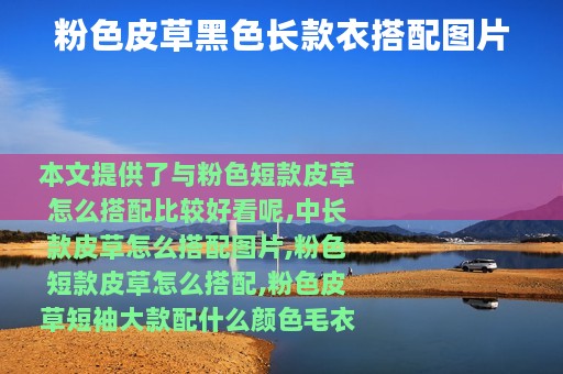 粉色皮草黑色长款衣搭配图片