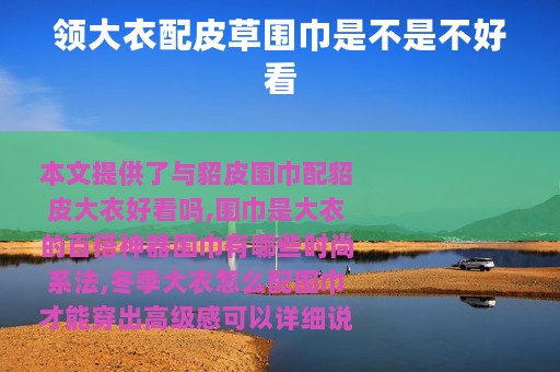 领大衣配皮草围巾是不是不好看