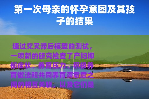 第一次母亲的怀孕意图及其孩子的结果