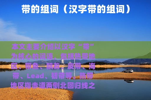带的组词（汉字带的组词）