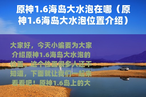 原神1.6海岛大水泡在哪（原神1.6海岛大水泡位置介绍）