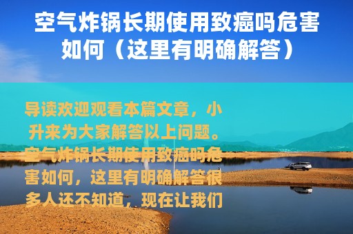 空气炸锅长期使用致癌吗危害如何（这里有明确解答）