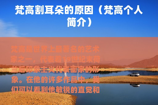 梵高割耳朵的原因（梵高个人简介）