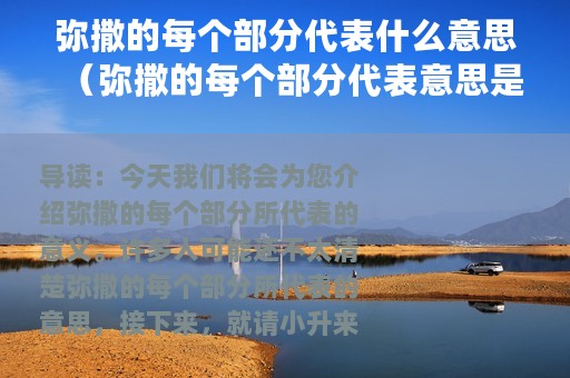 弥撒的每个部分代表什么意思（弥撒的每个部分代表意思是什么）