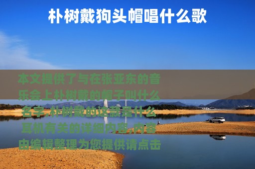 朴树戴狗头帽唱什么歌