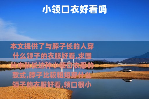 小领口衣好看吗