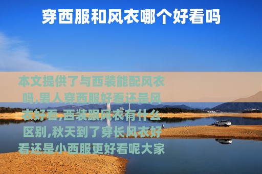 穿西服和风衣哪个好看吗