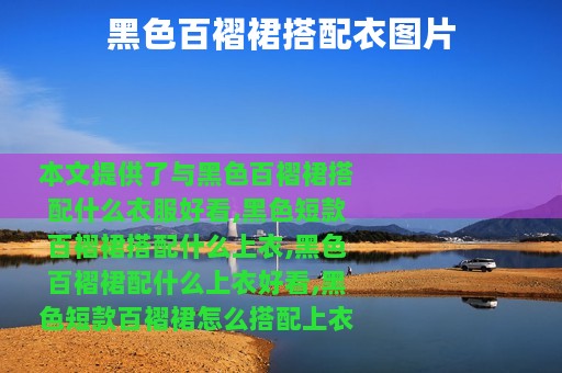 黑色百褶裙搭配衣图片