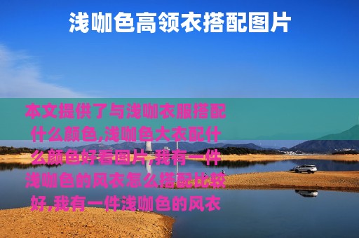 浅咖色高领衣搭配图片