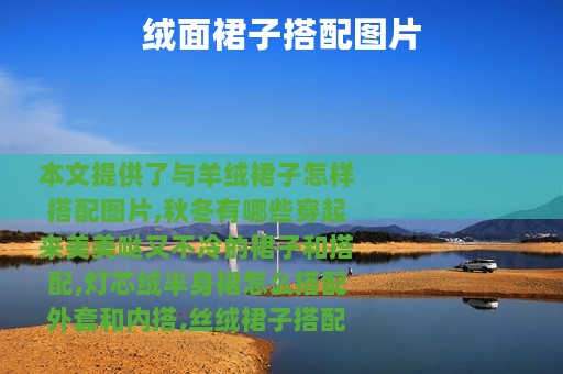 绒面裙子搭配图片