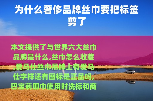 为什么奢侈品牌丝巾要把标签剪了