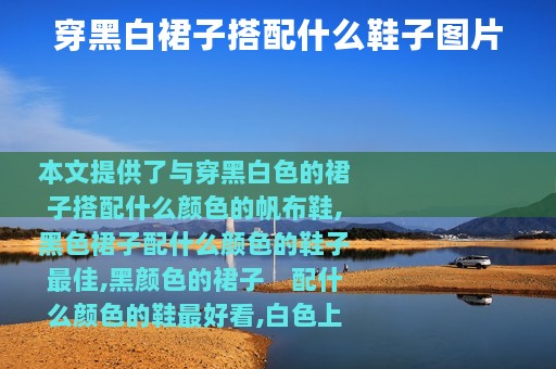 穿黑白裙子搭配什么鞋子图片