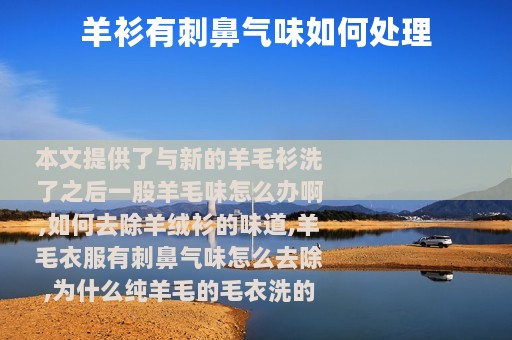 羊衫有刺鼻气味如何处理