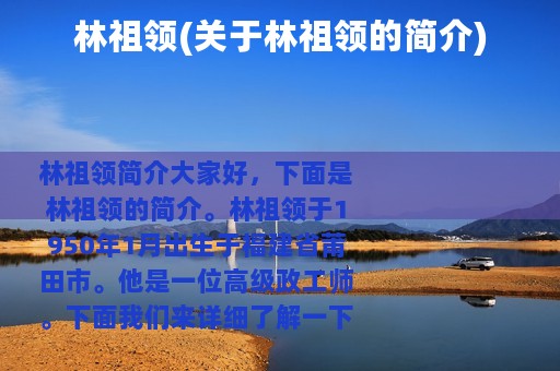 林祖领(关于林祖领的简介)