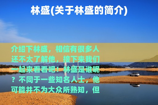 林盛(关于林盛的简介)