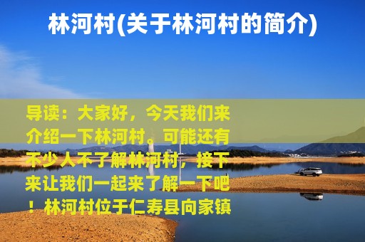 林河村(关于林河村的简介)