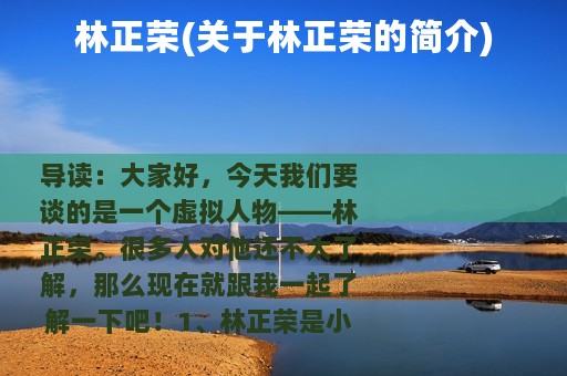 林正荣(关于林正荣的简介)