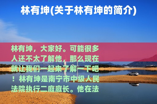 林有坤(关于林有坤的简介)