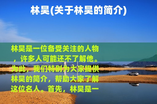 林昊(关于林昊的简介)