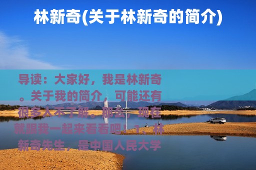 林新奇(关于林新奇的简介)