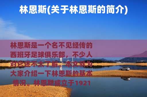 林恩斯(关于林恩斯的简介)