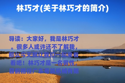 林巧才(关于林巧才的简介)