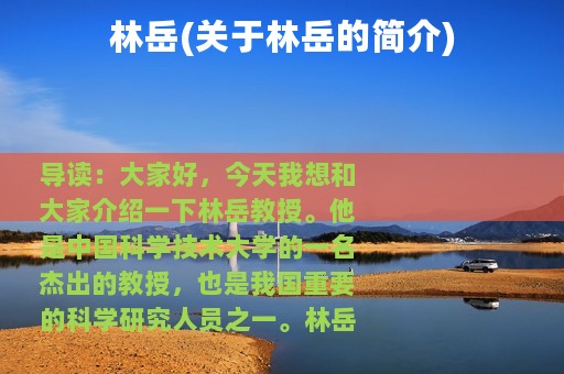 林岳(关于林岳的简介)