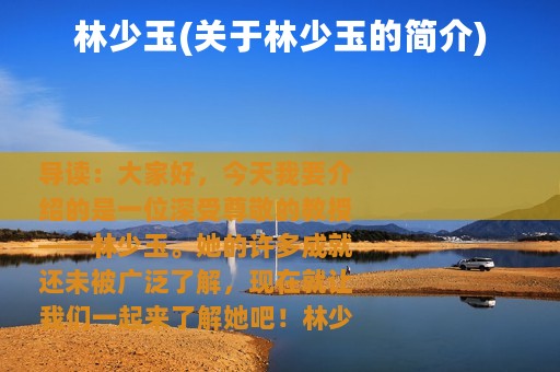 林少玉(关于林少玉的简介)