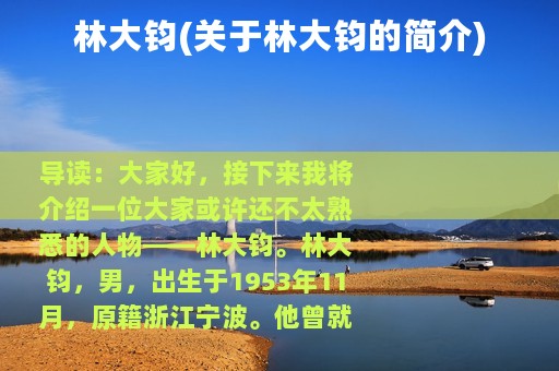 林大钧(关于林大钧的简介)