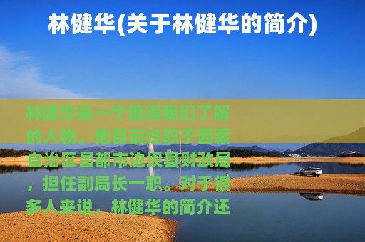 林健华(关于林健华的简介)