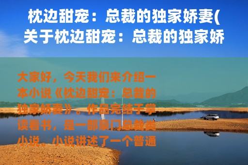 枕边甜宠：总裁的独家娇妻(关于枕边甜宠：总裁的独家娇妻的简介)