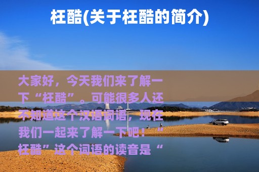 枉酷(关于枉酷的简介)