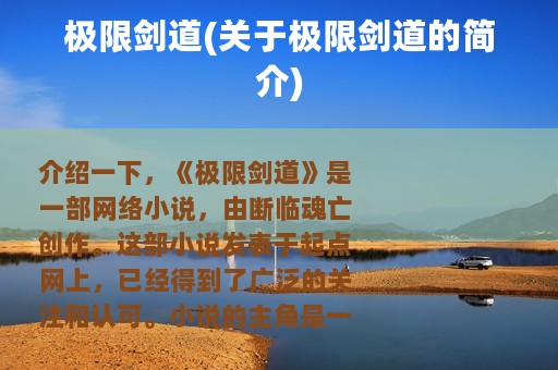 极限剑道(关于极限剑道的简介)